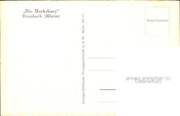 Braubach Rhein Marksburg – Bild 2