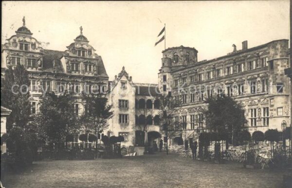 Heidelberg Neckar Schlosshof