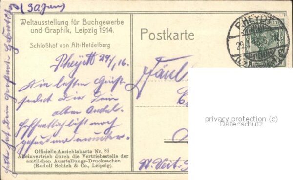 Heidelberg Neckar Schlosshof – Bild 2