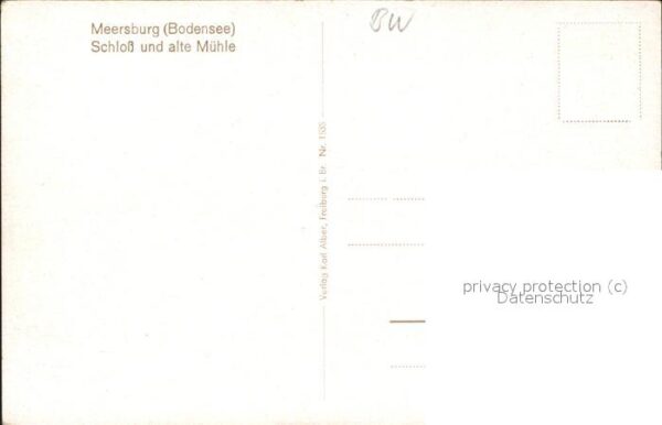 Meersburg Bodensee Schloß u.alte Mühle – Bild 2