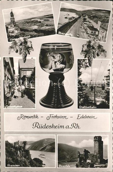 Ruedesheim Drosselgasse u.Drahtseilbahn