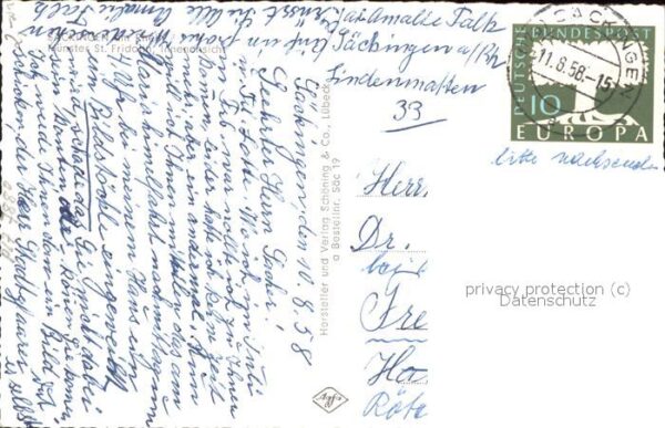 Saeckingen Rhein Innenansicht vom Münster St.Fridolin – Bild 2