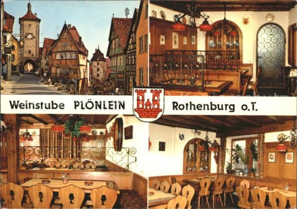 Rothenburg Tauber Weinstube Plönlein