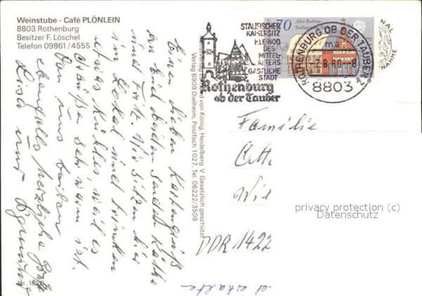 Rothenburg Tauber Weinstube Plönlein – Bild 2