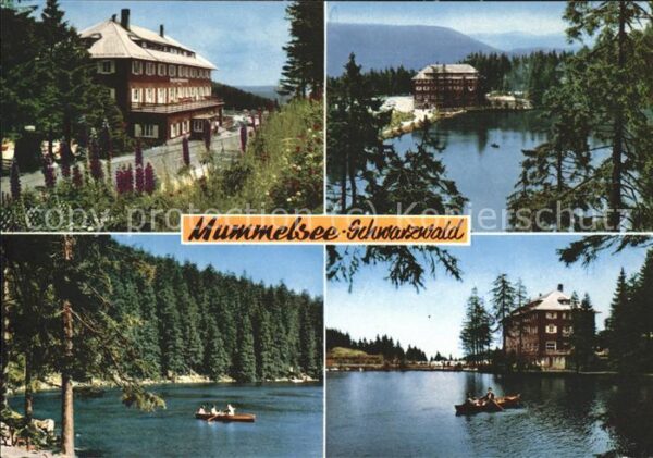 Mummelsee mit Berghotel