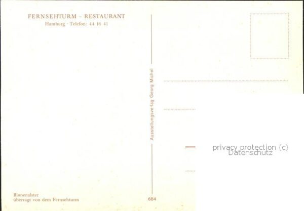 Hamburg Fernsehturm-Restaurant – Bild 2