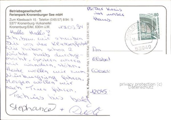 Kronenburg Eifel Luftaufnahme vom Ferienpark Kronenburge – Bild 2