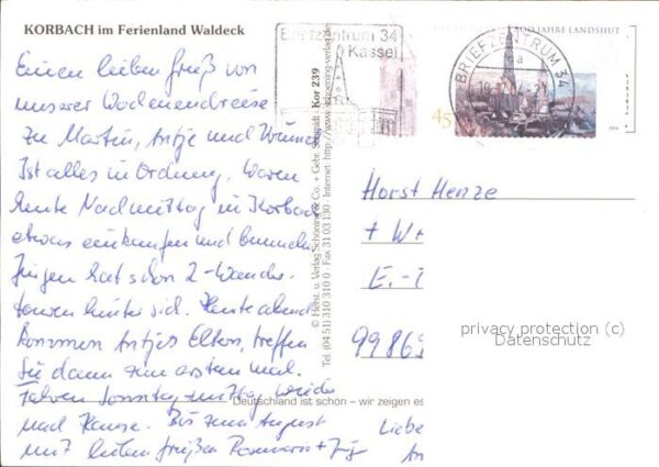 Korbach Rathaus u.Kilianskirche – Bild 2