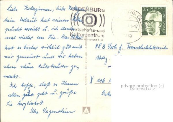 Oldenburg Niedersachsen Schloß u.Partie am Stautor – Bild 2