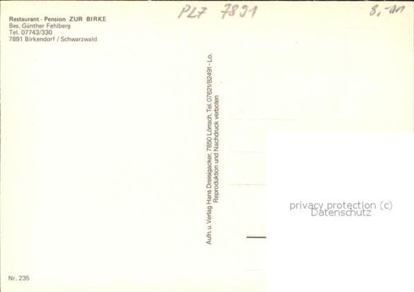 Birkendorf Restaurant-Pension zur Birke – Bild 2