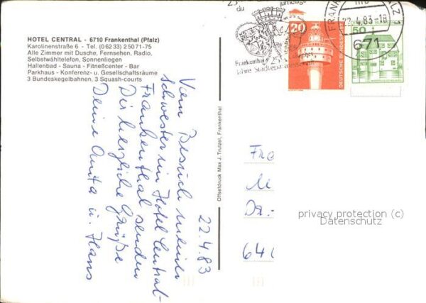 Frankenthal Pfalz Hotel-Central – Bild 2