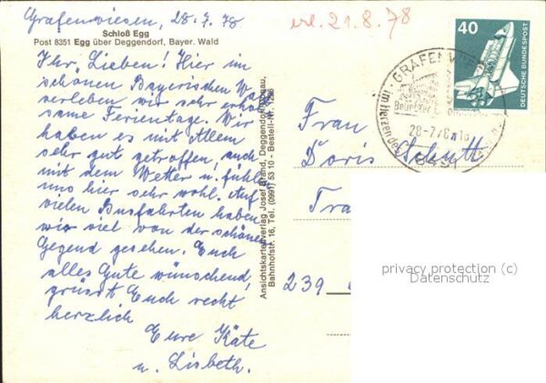 Deggendorf Donau Schloss Egg – Bild 2