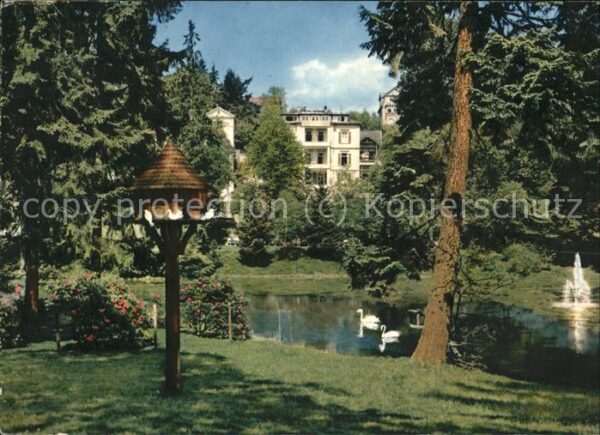 Bad Schwalbach Partie im Kurgarten