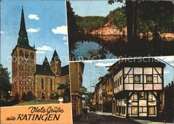 Ratingen Kath.Kirche u.Stadtmitte