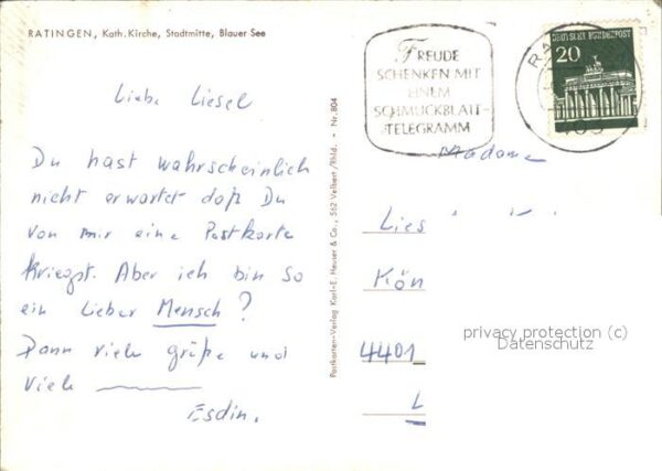 Ratingen Kath.Kirche u.Stadtmitte – Bild 2