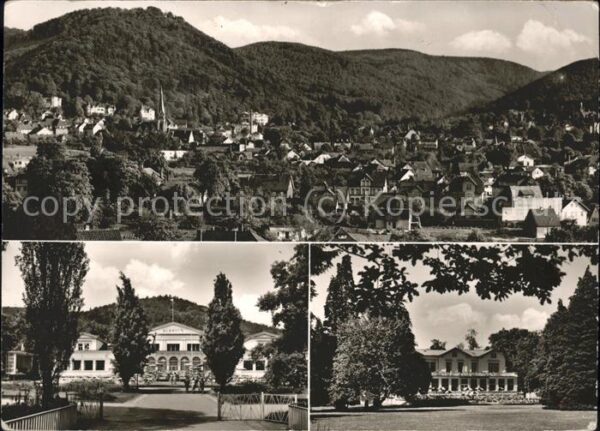 Bad Harzburg Blick zum Burgsberg Kurhaus u.Kasino