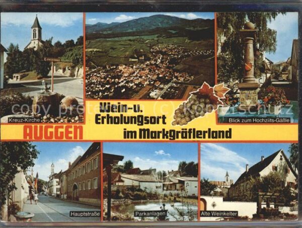 Auggen Hauptstrasse u.Dorfbrunnen