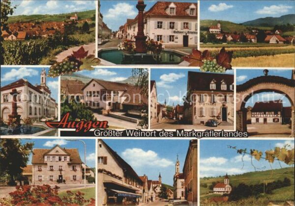 Auggen Gasthaus zur Krone u.Gasthaus zum Bären