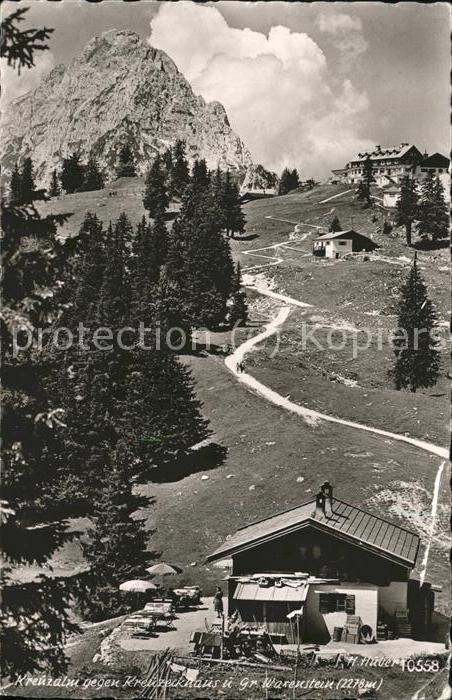 Garmisch-Partenkirchen Kreuzalm gegen Kreuzeckhaus