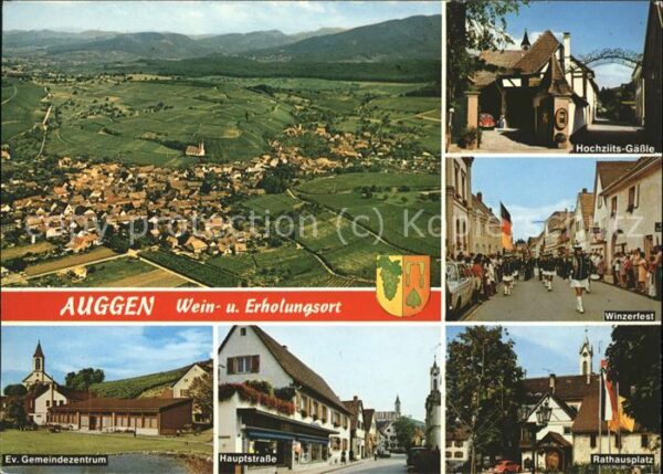Auggen Rathausplatz u.Hauptstrasse