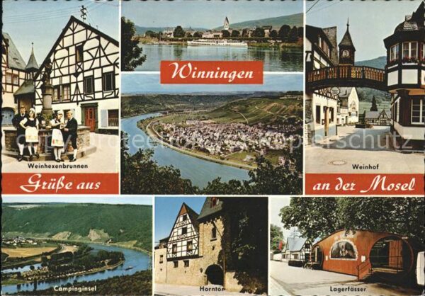 Winningen Mosel Weinhof u.Horntor (Stempel)