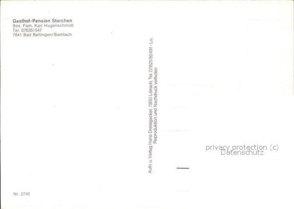 Bad Bellingen Gasthof-Pension Storchen – Bild 2