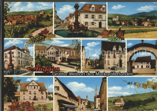 Auggen Gasthaus zur Krone u.Rathaus