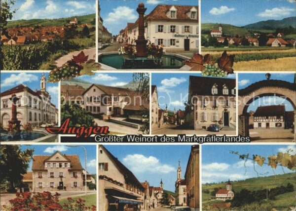 Auggen Gasthaus zum Bären u.Hauptstrasse
