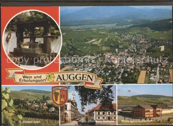 Auggen Winzergenossenschaft u.Partie am Rathau