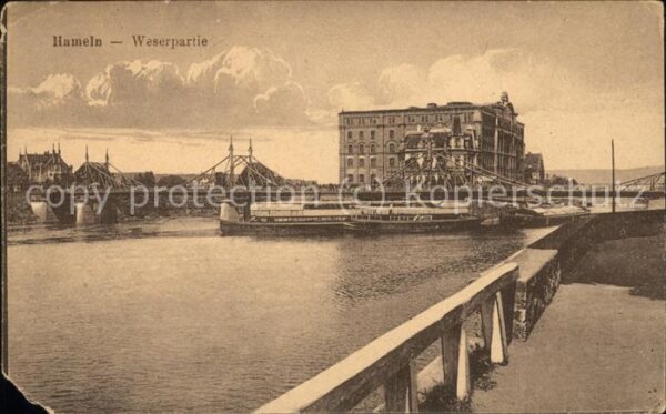 Hameln Weser Weserpartie