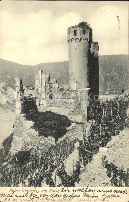 Ehrenfels Bingen Ruine Ehrenfels