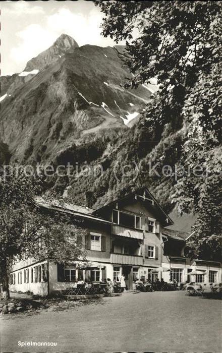 Oberstdorf Berggasthof Spielmannsau Trettachspitze