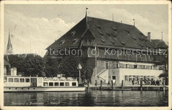 Konstanz Konzil Schiff Anlegestelle