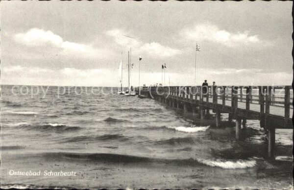 Scharbeutz Ostseebad Seebrücke Boote Meer