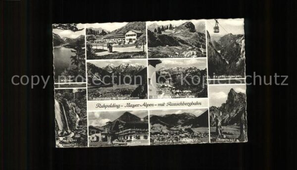 Ruhpolding Ansichten Rauschbergbahn