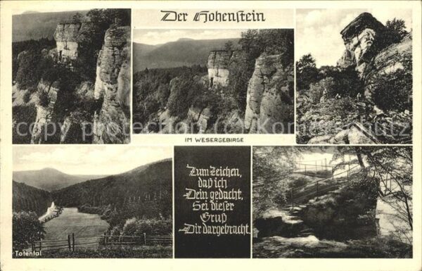 Wesergebirge Der Hohenstein
