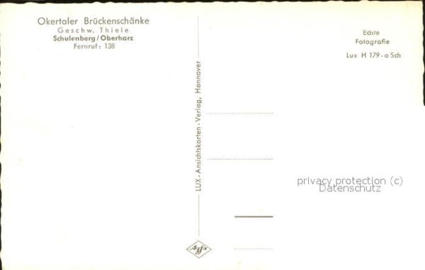 Schulenberg Oberharz Okertalbrücke Bramkebrücke Unterschulen – Bild 2