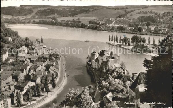 Passau Dreiflüsse-Mündung