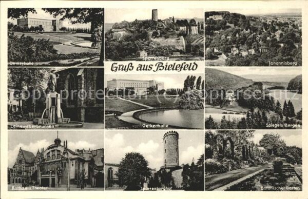 Bielefeld Sparrenburg Oetkerhalle Leineweberbrunn