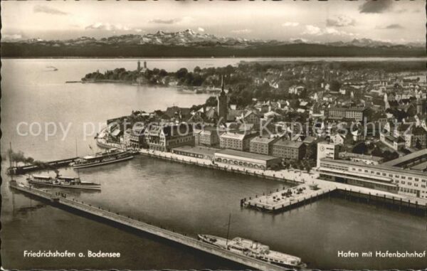 Friedrichshafen Bodensee Fliegeraufnahme Hafen
