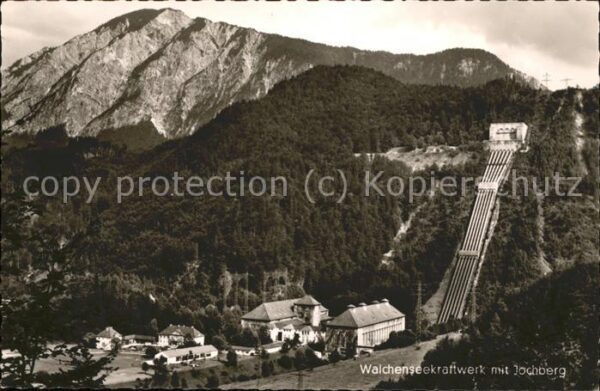 Walchensee Kraftwerk mit Jochberg
