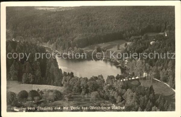 Kaisersbach Welzheim Fliegeraufnahme See