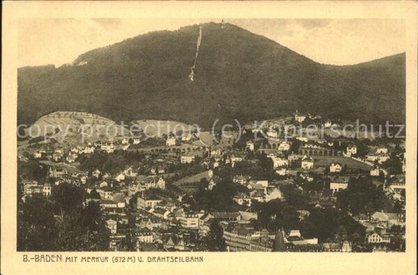 Baden-Baden Merkur Drahtseilbahn