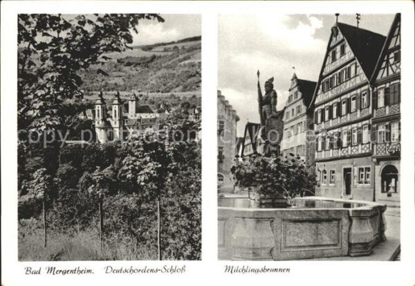 Bad Mergentheim Deutschordens-Schloss Milchlingsbrunnen