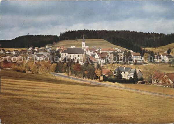 Schoenwald Schwarzwald Panorama mit Pfarrkirche