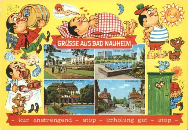 Bad Nauheim Kurhaus Sprudelhof Grand Hotel Komik
