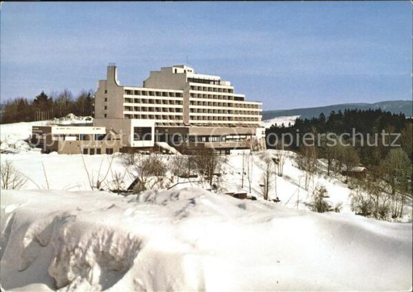 Freyung Kurklinik Schloss Wolfstein im Schnee