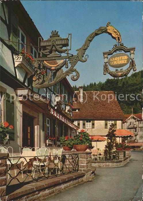 Bad Herrenalb Mönchs Posthotel Klosterschänke