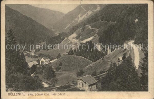 Hoellental Schwarzwald Höllsteig