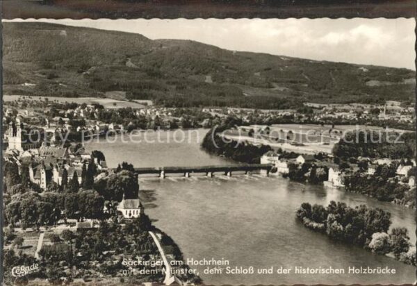 Bad Saeckingen Münster Schloss Holzbrücke